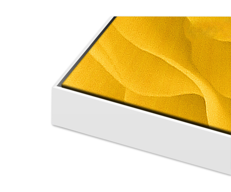 Schattenfugenrahmen Slim - Weiss - XXL