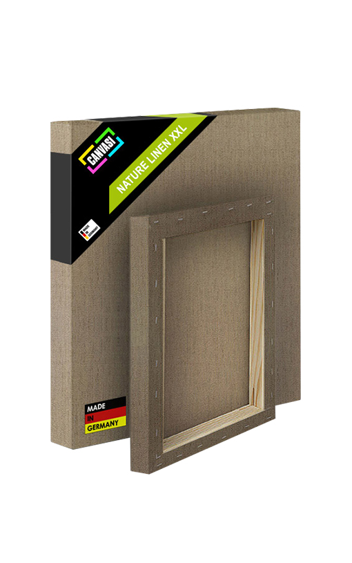 Natur Leinen - XXL - Bespannte Keilrahmen