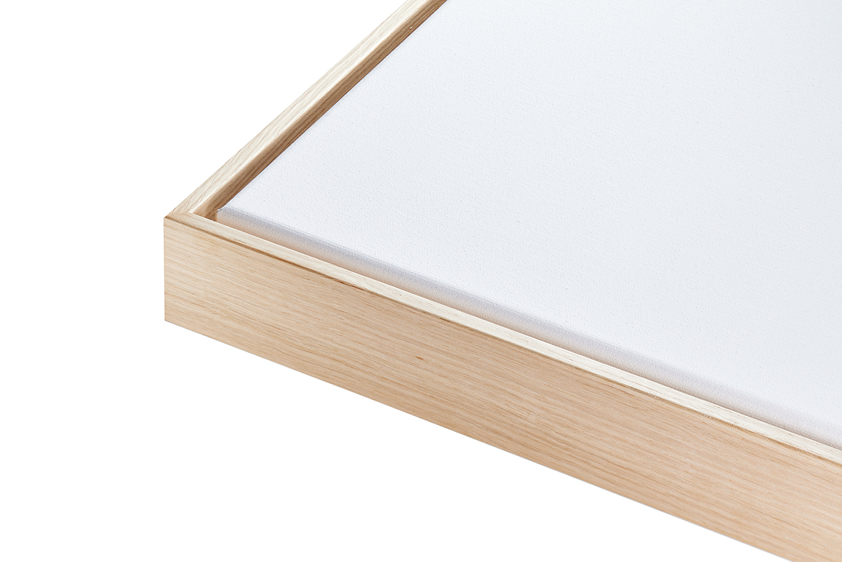 Schattenfugenrahmen Eiche Natur - XXL