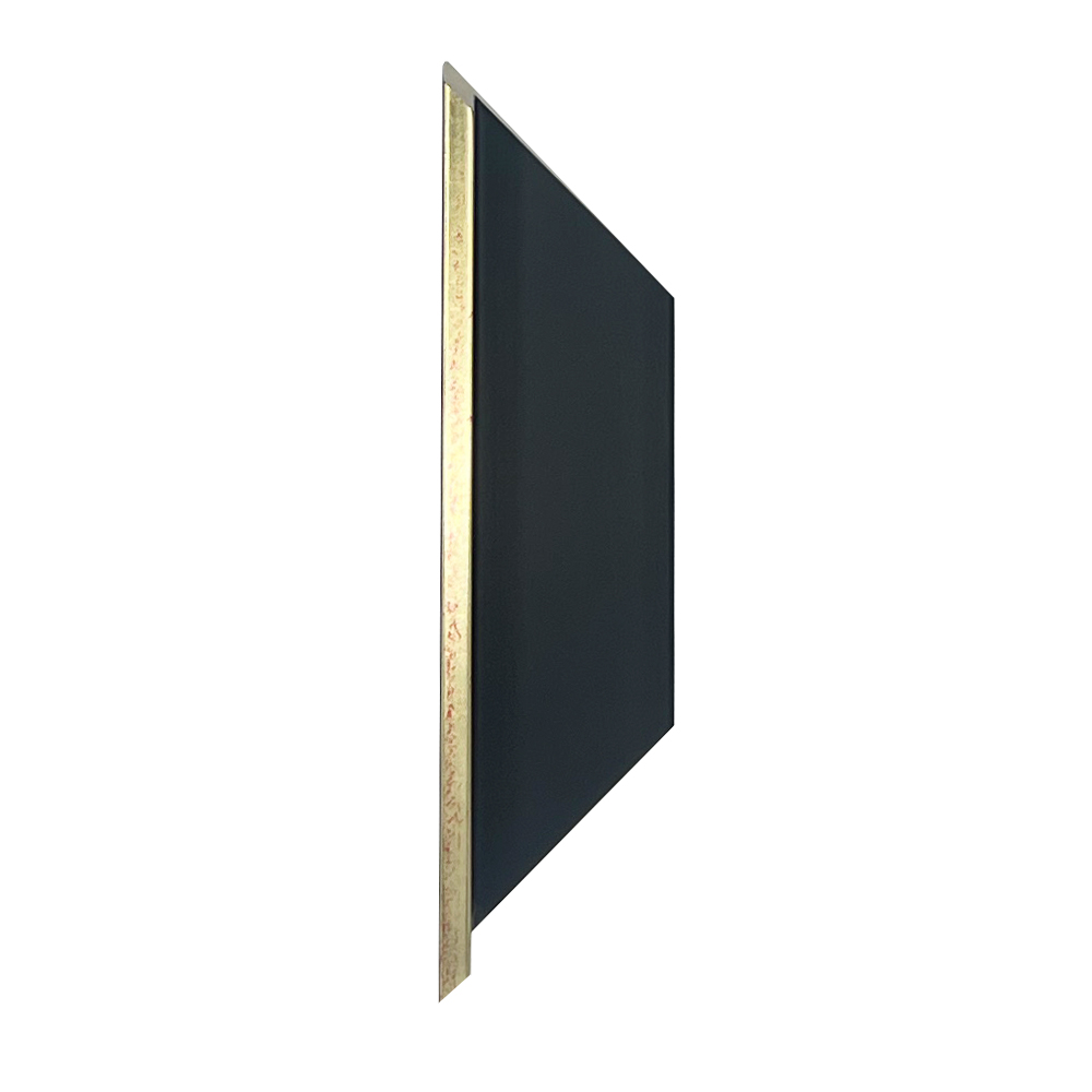 Musterstück Rahmenprofil Slim schwarz / gold - XXL Musterstück Rahmenprofil Slim schwarz / gold - XXL