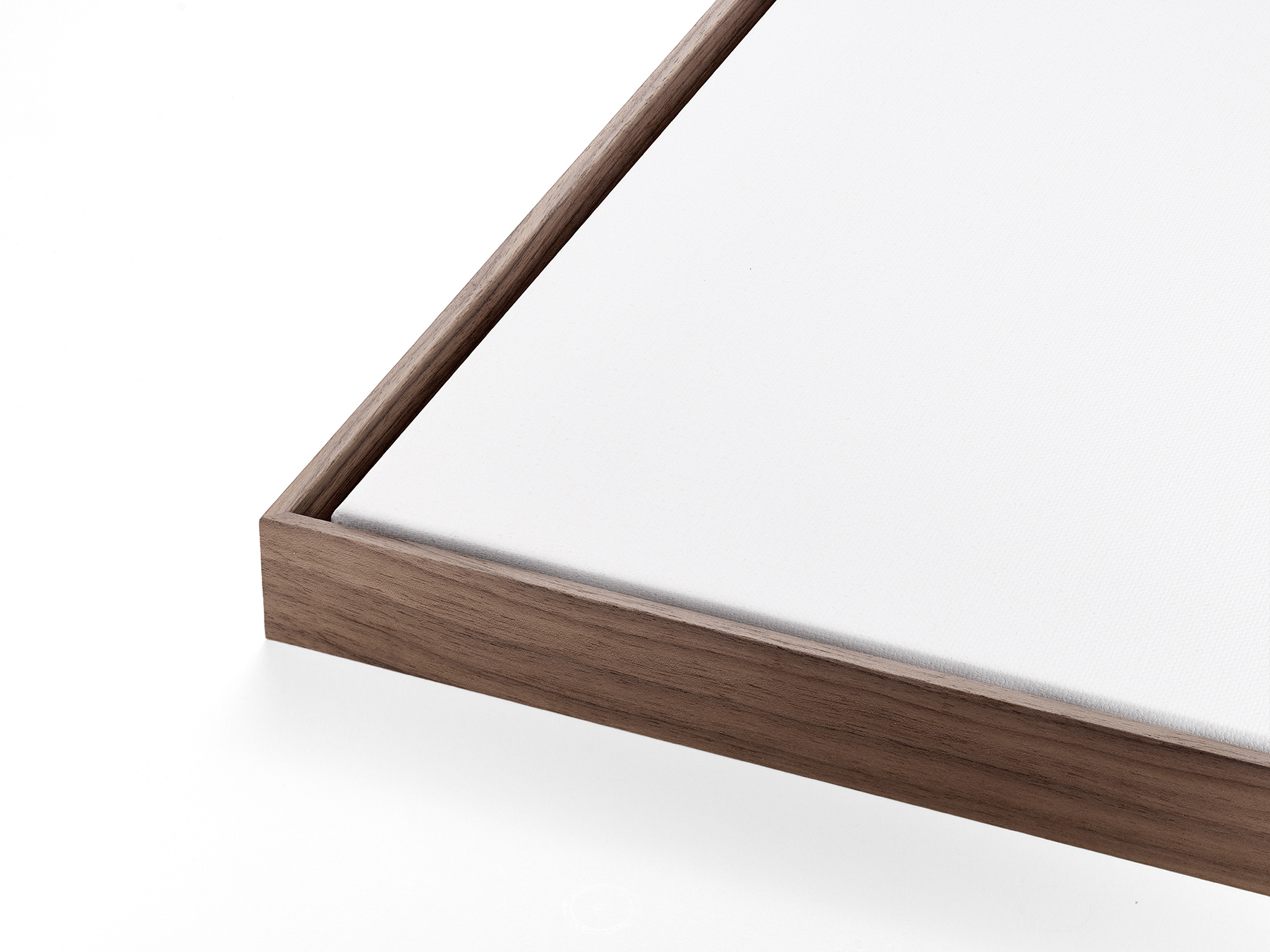 Schattenfugenrahmen Slim - Nussbaum - Standard