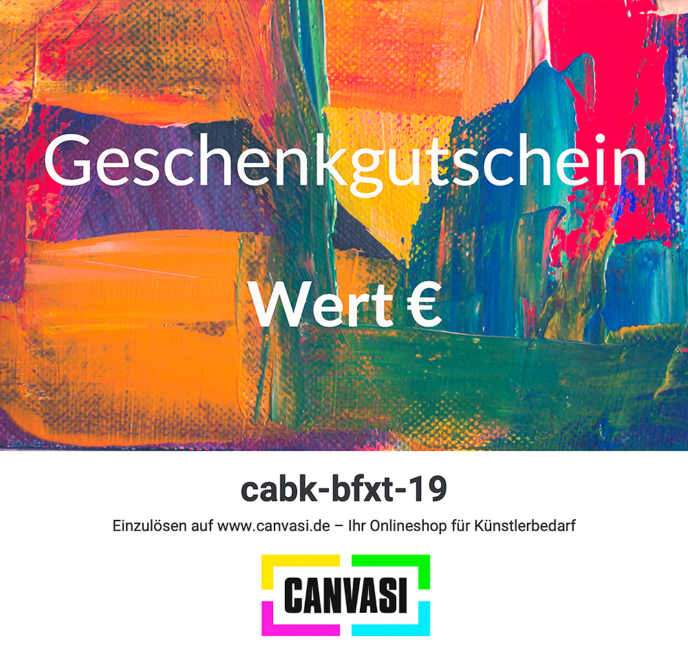 Künstlerbedarf Gutschein - Geschenkgutschein