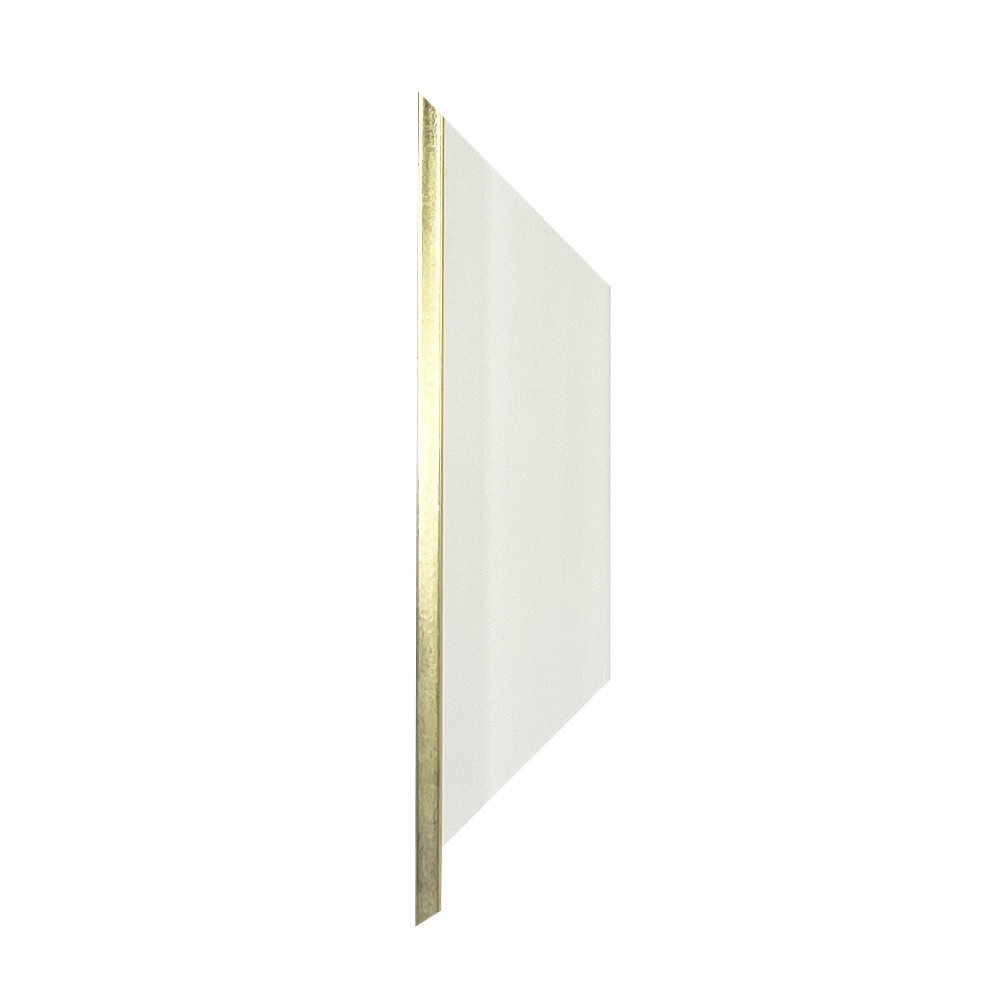 Musterstück Rahmenprofil Slim weiss / gold - XXL Musterstück Rahmenprofil Slim weiss / gold - XXL