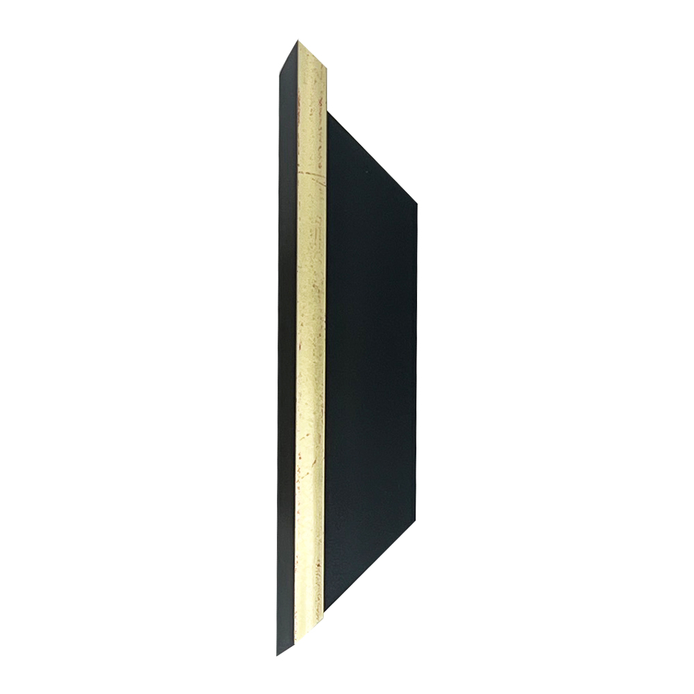 Musterstück Rahmenprofil Slim schwarz / gold - Standard Musterstück Rahmenprofil Slim schwarz / gold - Standard