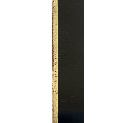 Schattenfugenrahmen Slim - Schwarz / Gold - Standard Schattenfugenrahmen Slim - Schwarz / Gold - Standard