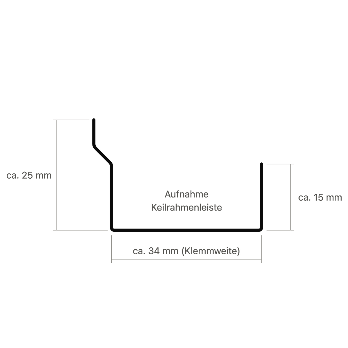 Zackenaufhänger XXL Keilrahmen (5er Pack) Zackenaufhänger XXL Keilrahmen (5er Pack)