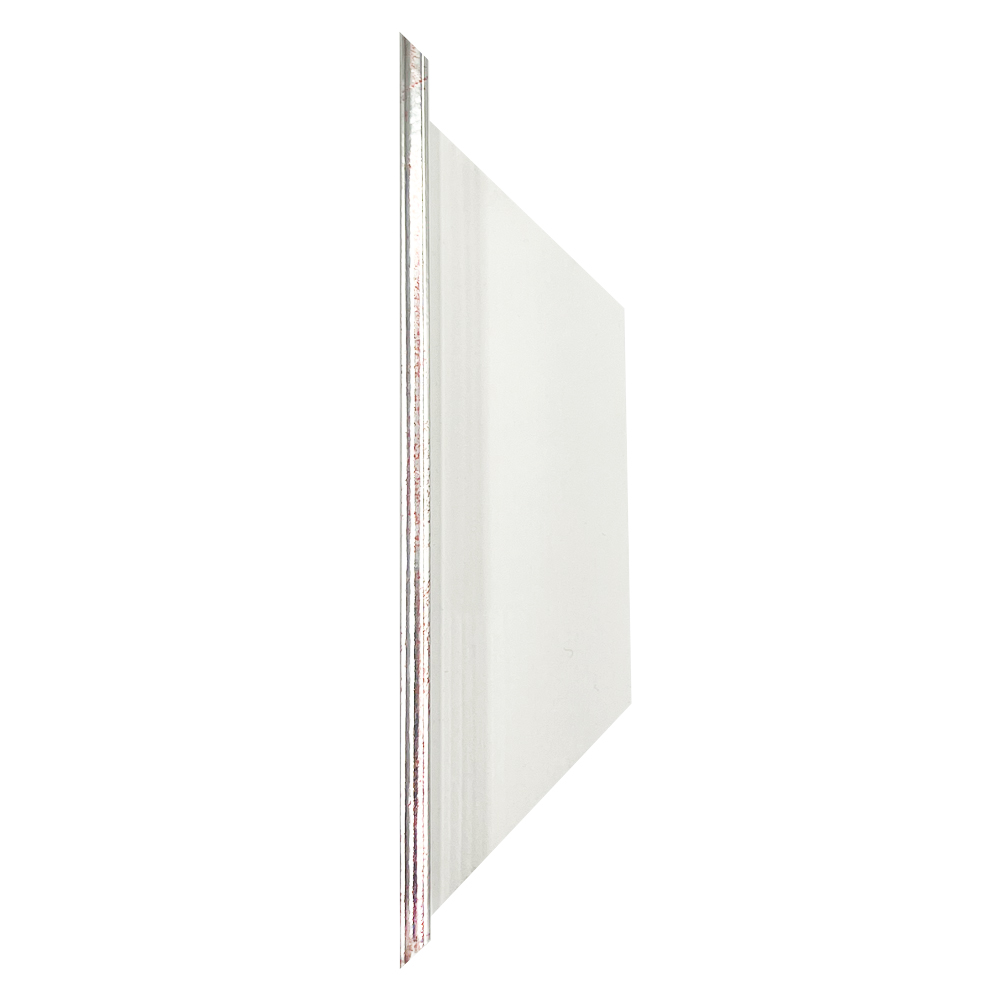 Musterstück Rahmenprofil Slim weiss / silber - XXL Musterstück Rahmenprofil Slim weiss / silber - XXL